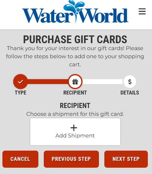 Note: Shipment details include shipment method, name, and address. Shipment details include shipment method, name, and address.