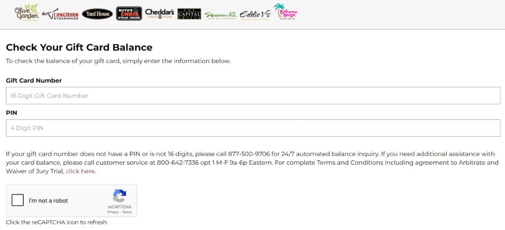 Viewing and managing LongHorn gift card balance on the official website dashboard Viewing and managing LongHorn gift card balance on the official website dashboard