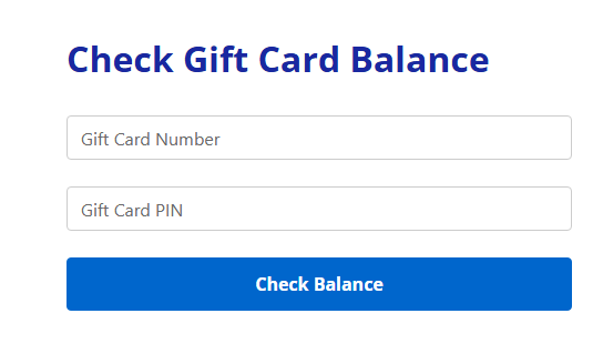 User viewing available gift card balance on the Academy Sports + Outdoors website dashboard or gift card balance check page User viewing available gift card balance on the Academy Sports + Outdoors website dashboard or gift card balance check page