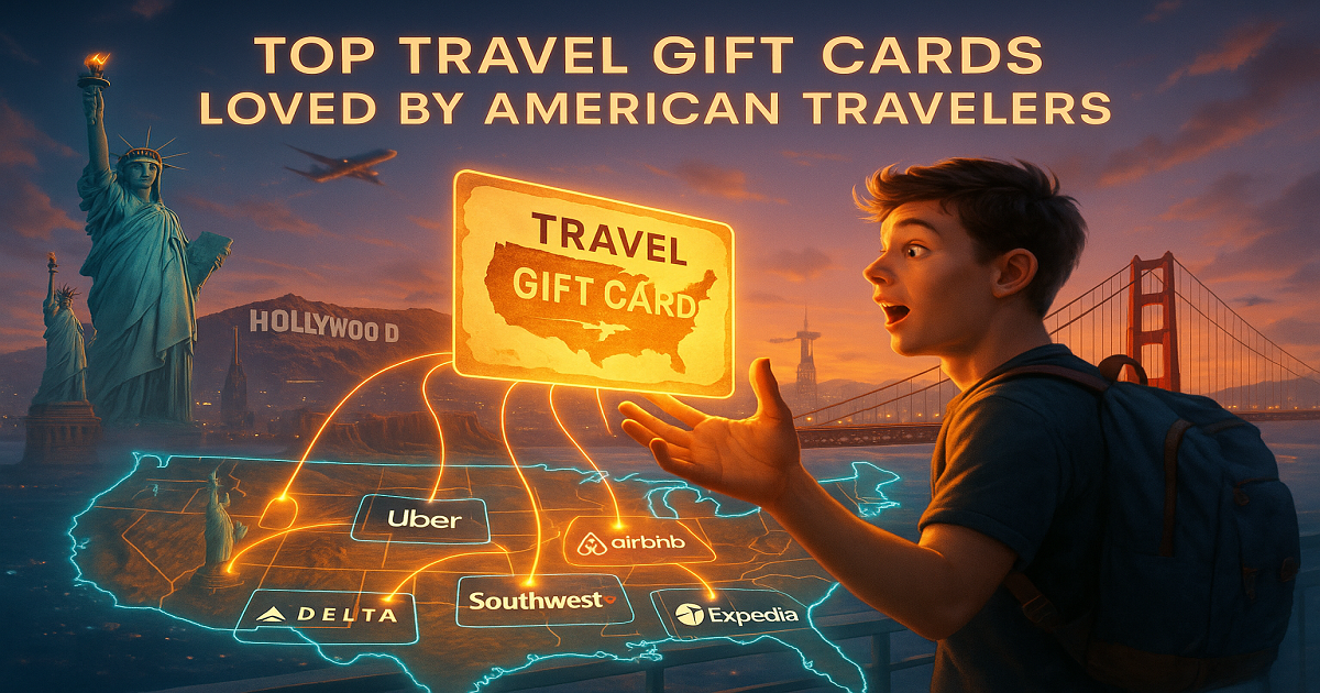Top Travel Gift Cards Loved by American Travelers