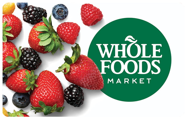 Whole Foods Gift Card with organic items, perfect for natural and healthy food shoppers Whole Foods Gift Card with organic items, perfect for natural and healthy food shoppers